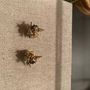 Alexis Bittar Pyrite Burst Stud Earrings